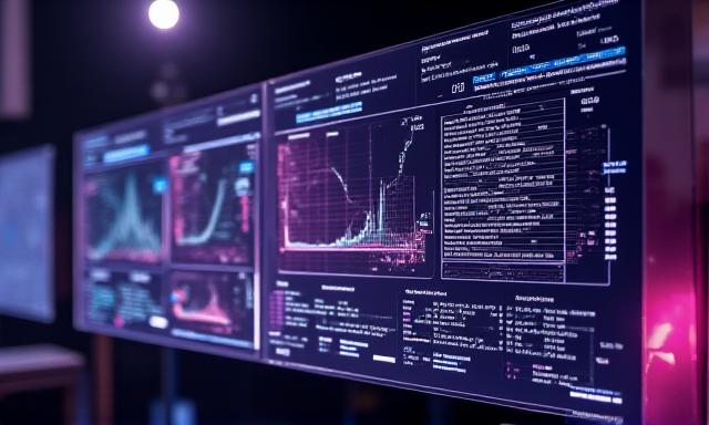 Data intelligence dashboard showing maritime climate metrics
